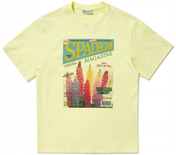 Flower Magazine T-shirt(NewJeans Merch) SPADE CLUB SEOUL