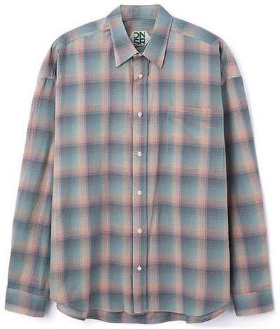 Oversize Flannel Check Shirt(LESSERAFIM Merch) DNSR