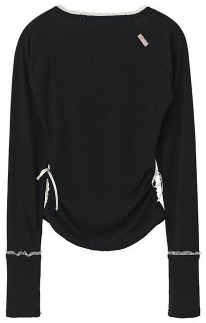 Bow Tie L/S Tee(NewJeans Merch) SCULPTOR