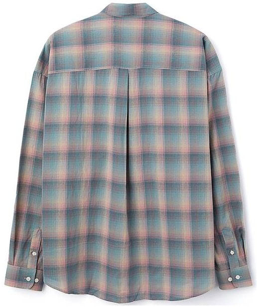 Oversize Flannel Check Shirt(LESSERAFIM Merch) DNSR