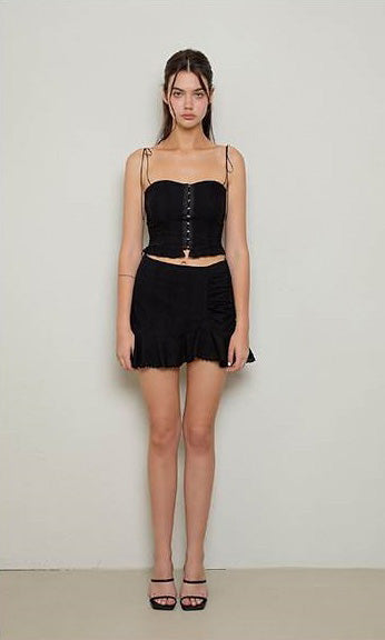 Lace Bustier Sleeveless(IVE Merch) Not your rose
