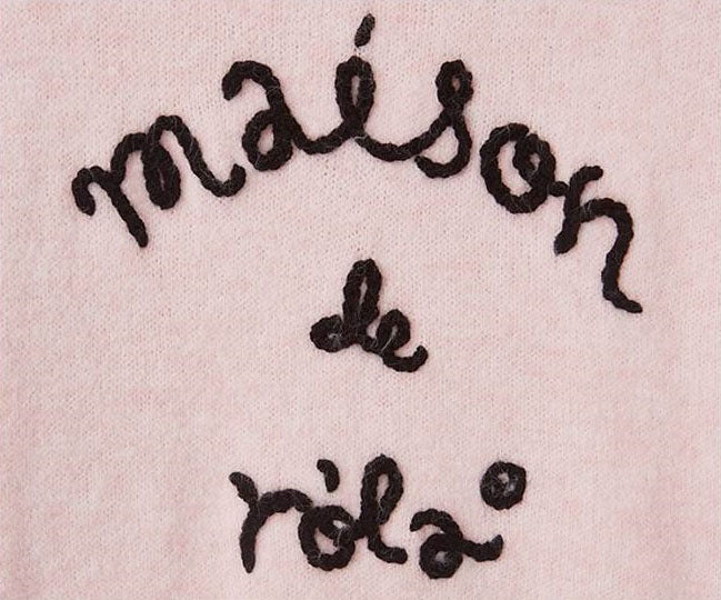 Maison De Rola Embroidery Knit(IVE Merch)