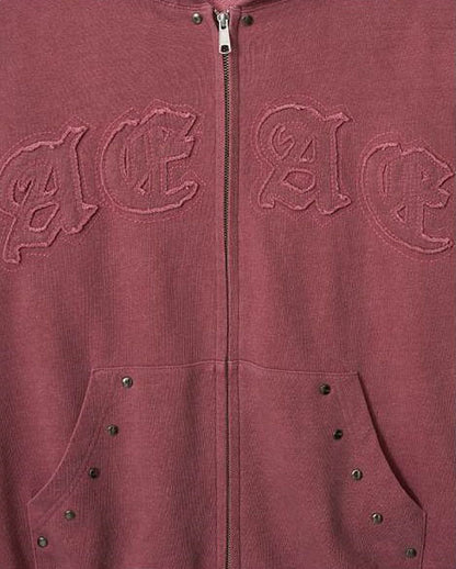 Pigment Hood Zip-up(NewJeans Merch) aeae