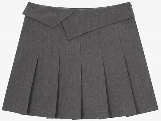 Fold Pleats Skirt(LESSERAFIM Merch) City Breeze