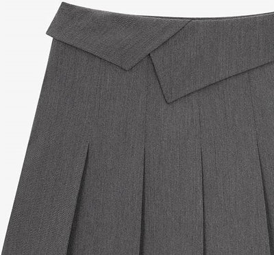 Fold Pleats Skirt(LESSERAFIM Merch) City Breeze