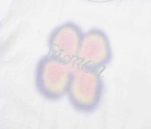 Blur Flower Crop T-shirt(aespa Merch) ETMON