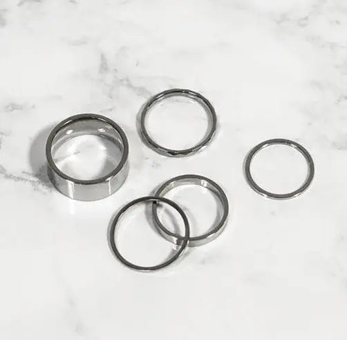 Surgical Steel Enough Set Rings For Women(TWICE Merch) One Enough